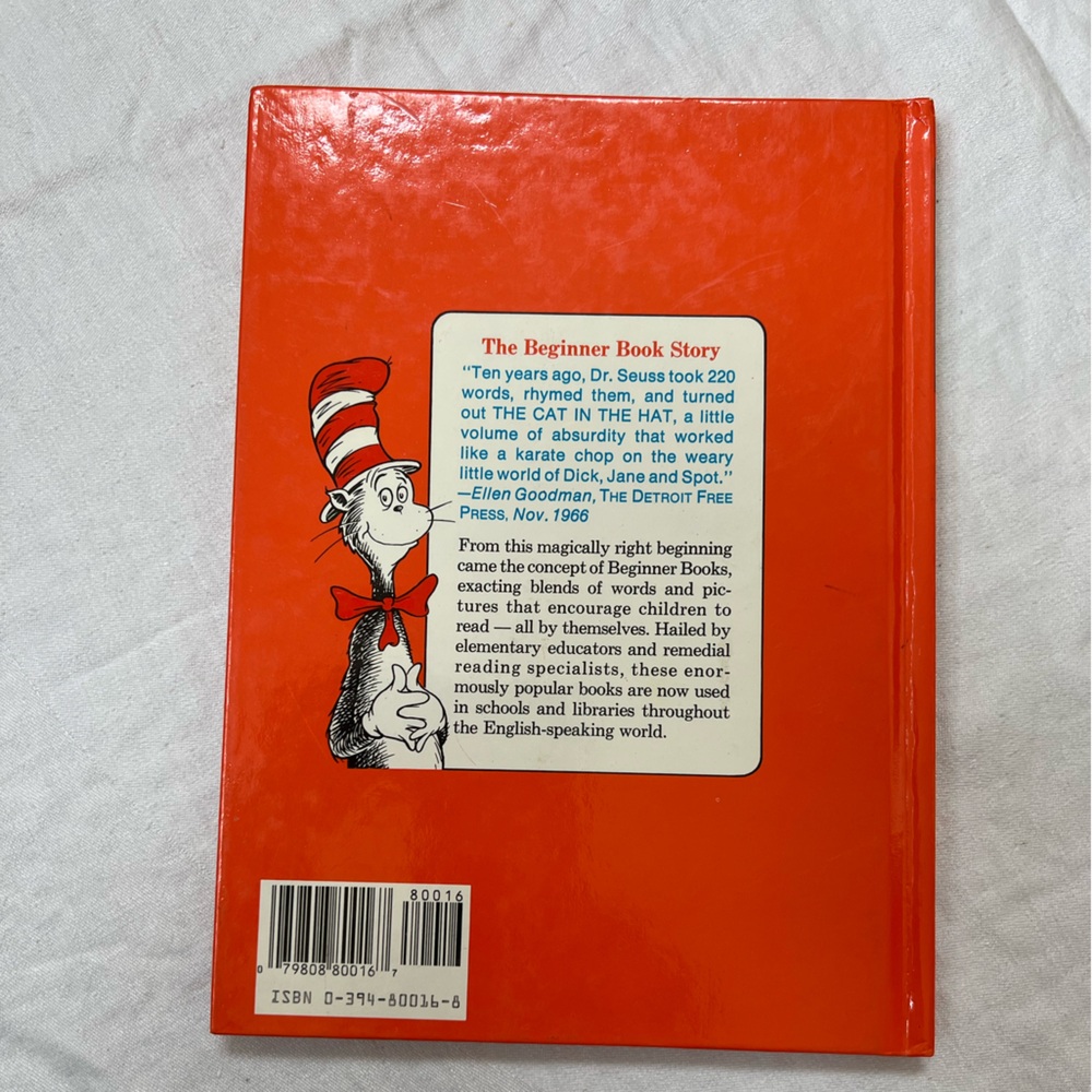 Dr Seuss Books 4 Cat In The Hat & Comes Back Green Eggs and Ham Wocket In Pocket - Picture 14 of 16